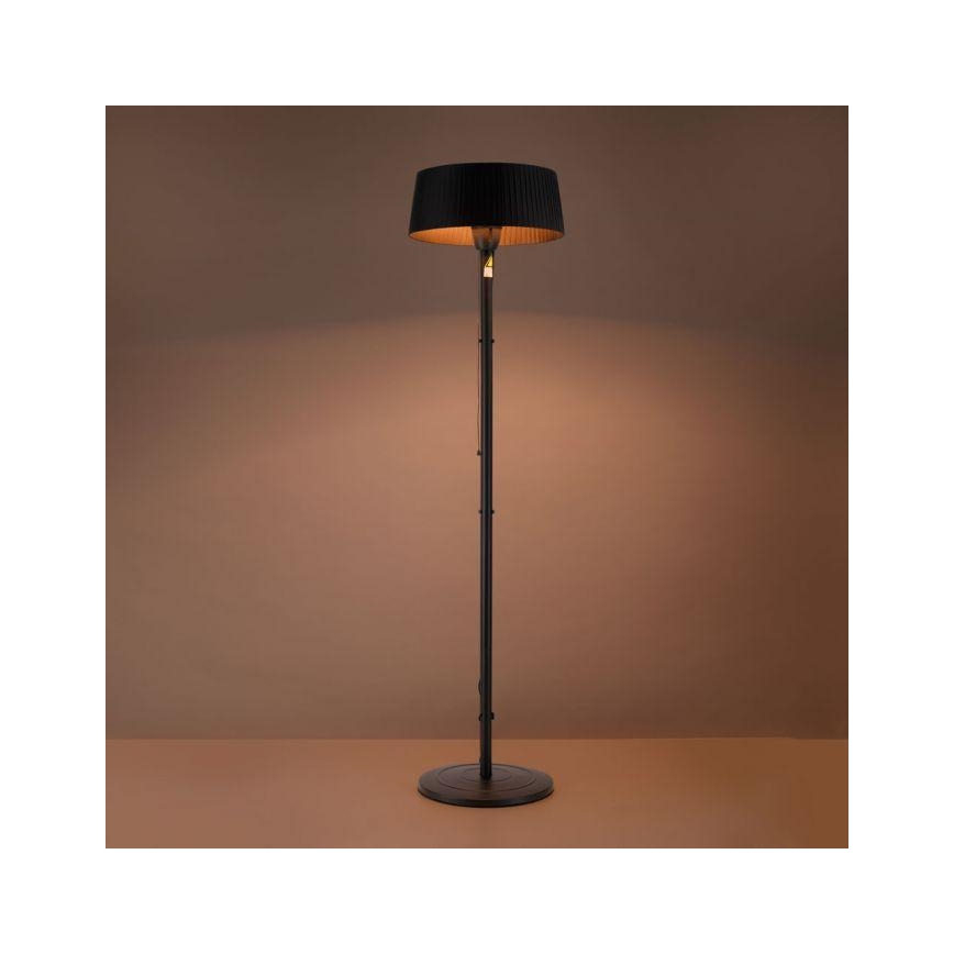 Leuchten Direkt 99507-18 - Vonkajšie vykurovacie teleso GLOW 1500W/230V 1,95 m IP44 čierna