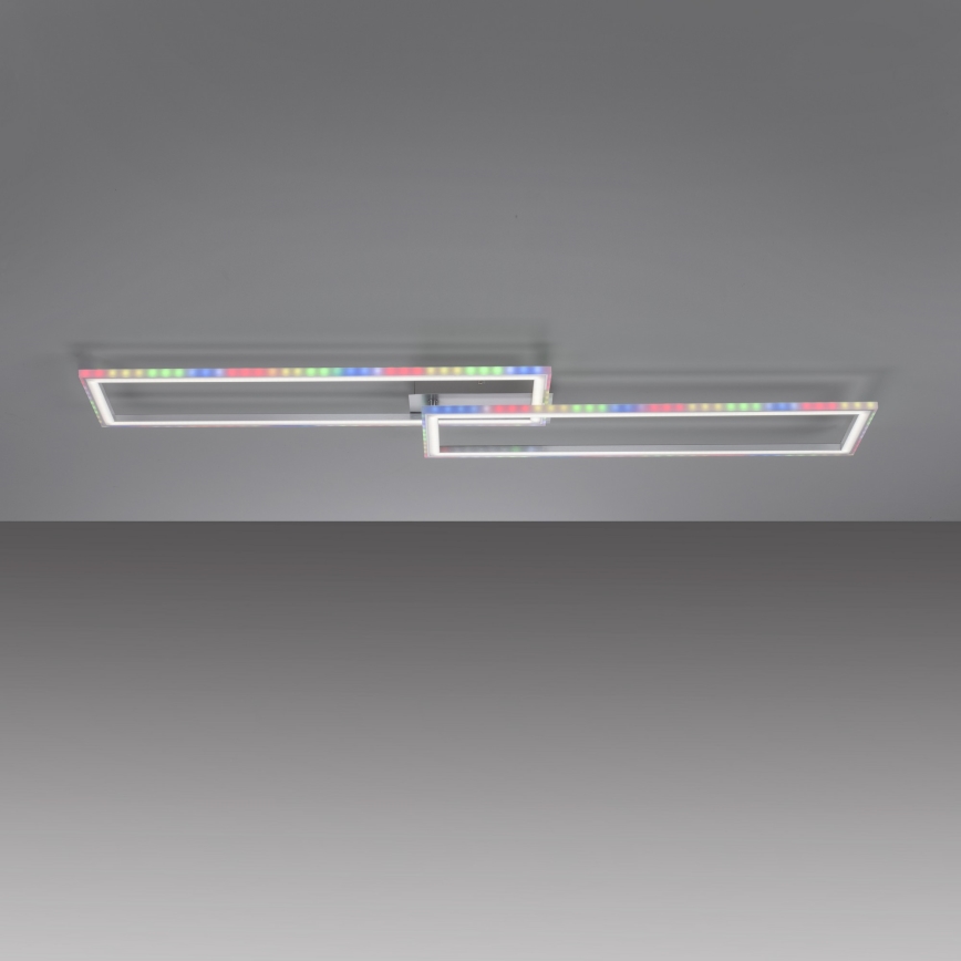 Leuchten Direkt 14635-55 - LED RGB Stmievateľné stropné svietidlo FELIX LED/34,5W/230V + diaľkové ovládanie