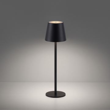 Leuchten Direkt 19250-18 - LED Vonkajšia stmievateľná nabíjacia stolná lampa EURIA LED/3W/5V IP54 čierna