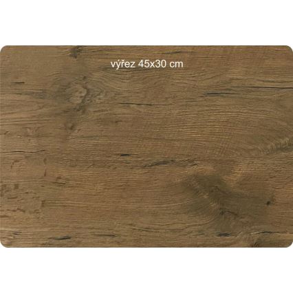 Li-Go 23592/DUB2 - LED stmievateľná stolová dekorácia LED/12W/230V 20x22 cm dub/jeleň