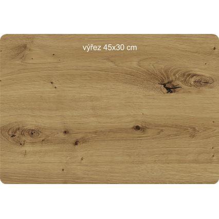 Li-Go 23628/DUB3 - Nástenné hodiny LED/1xAA pr. 32 cm svetlý dub/Kruh