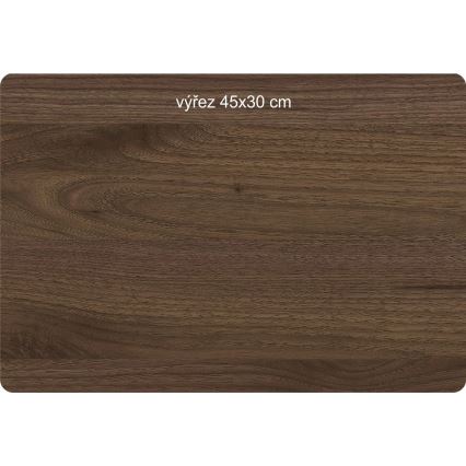 Li-Go 23654 - LED stmievateľná stolová dekorácia LED/12W/230V 20x22 cm orech/mach