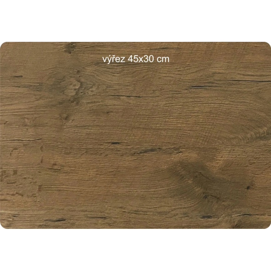 Li-Go 23682/DUB5 - Nástenné hodiny 1xAA priemer 32 cm dub/Púpava