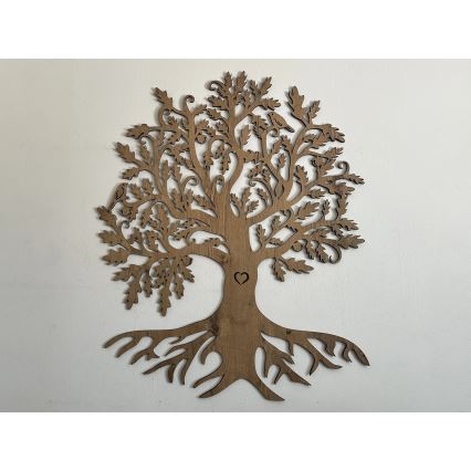 Li-Go 5732/DUB/S2 - stmievateľná nástenná LED dekorácia LED/10W/5V 20000 mAh 68x80 cm dub