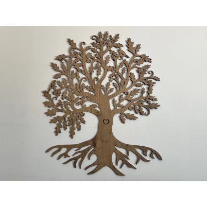 Li-Go 5739/DUB2 - LED Stmievateľná nástenná dekorácia LED/10W/230V 68x80 cm dub