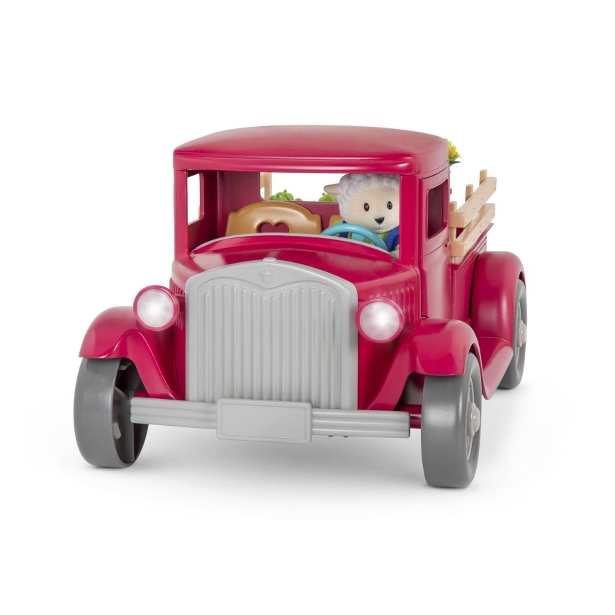 Li'l Woodzeez - Hrací set farmársky pick-up so stánkom 3xAAA