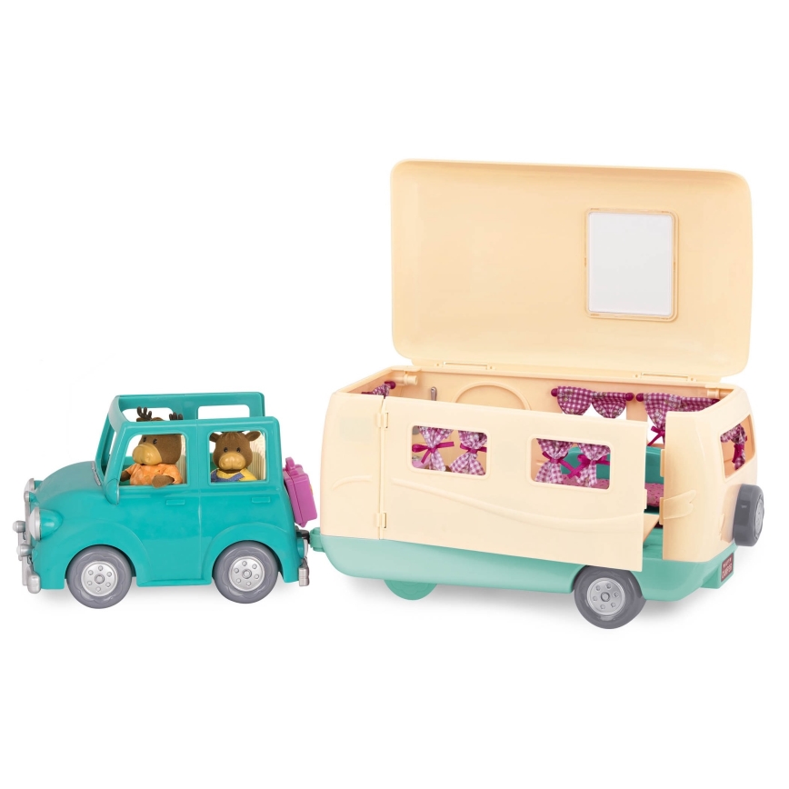 Li'l Woodzeez - Hrací set HAPPY CAMPER kempovanie