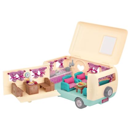 Li'l Woodzeez - Hrací set HAPPY CAMPER kempovanie