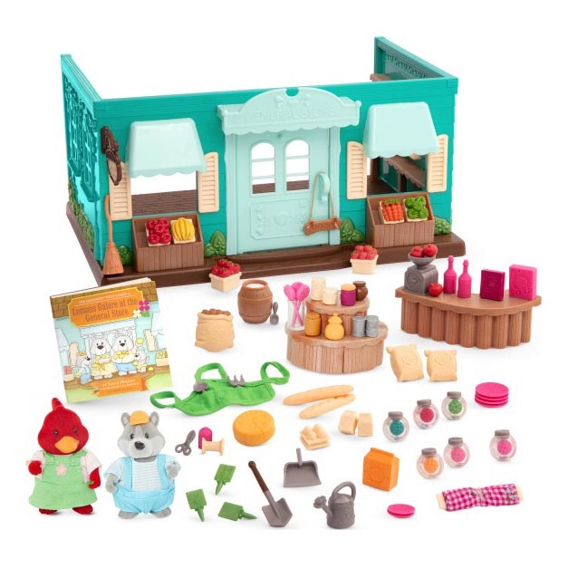 Li'l Woodzeez - Hrací set obchod so zmiešaným tovarom