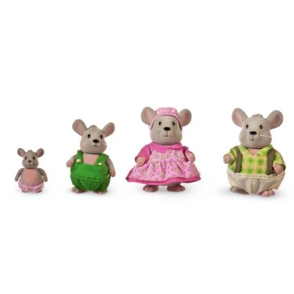 Li'l Woodzeez - Set postaviček HANDYDANDY rodina myší