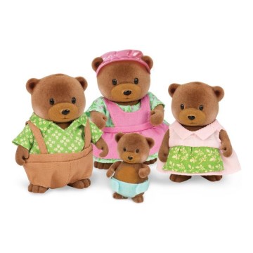 Li'l Woodzeez - Set postavičiek HEALTHNUGGLE rodina medveďov