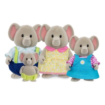 Li'l Woodzeez - Set postavičiek OLIPHANT rodina slonov