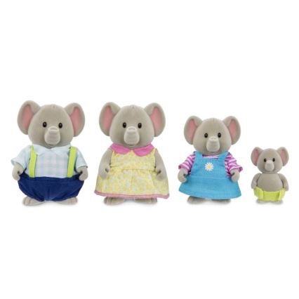 Li'l Woodzeez - Set postavičiek OLIPHANT rodina slonov