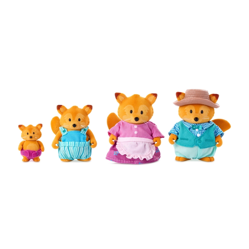 Li'l Woodzeez - Set postavičiek TIPPYTAIL rodina lišiek