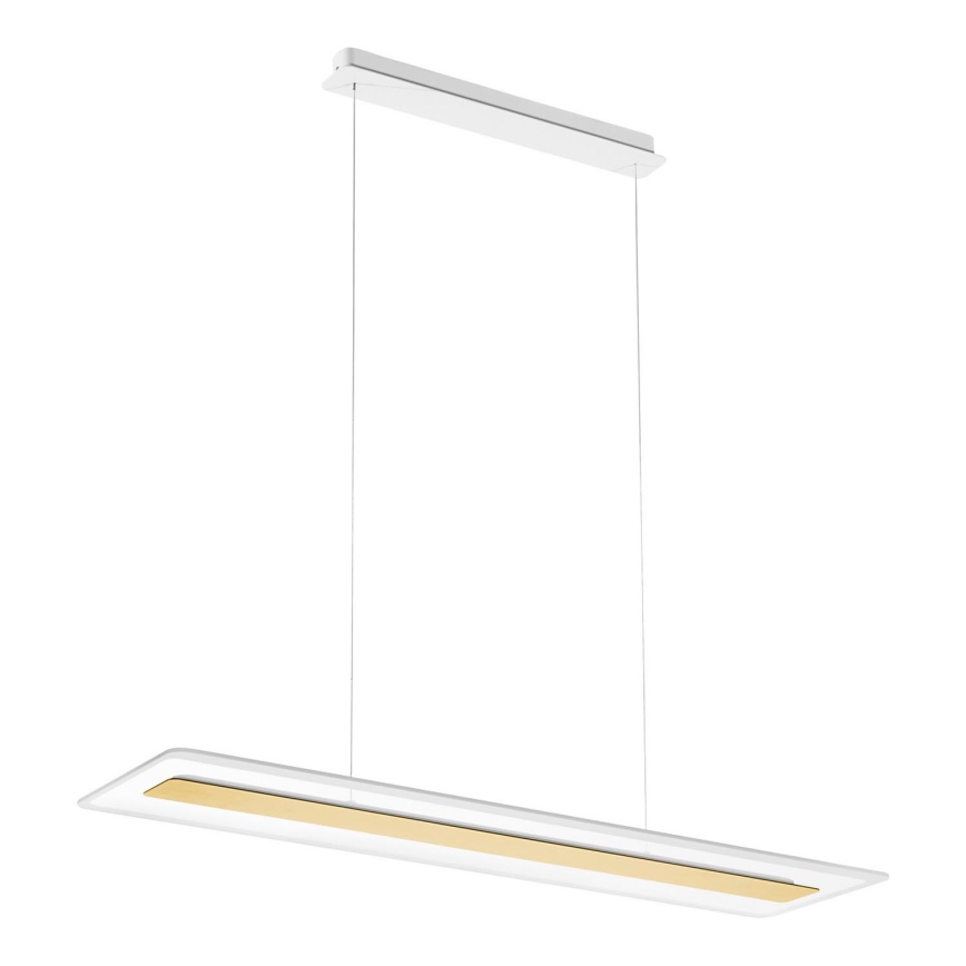 Linea Light 8939 - LED Luster na lanku ANTILE LED/45W/230V CRI 90 biela/zlatá