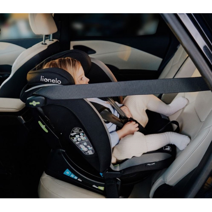 Lionelo - Autosedačka AART i-Size 40-150 cm čierna/sivá