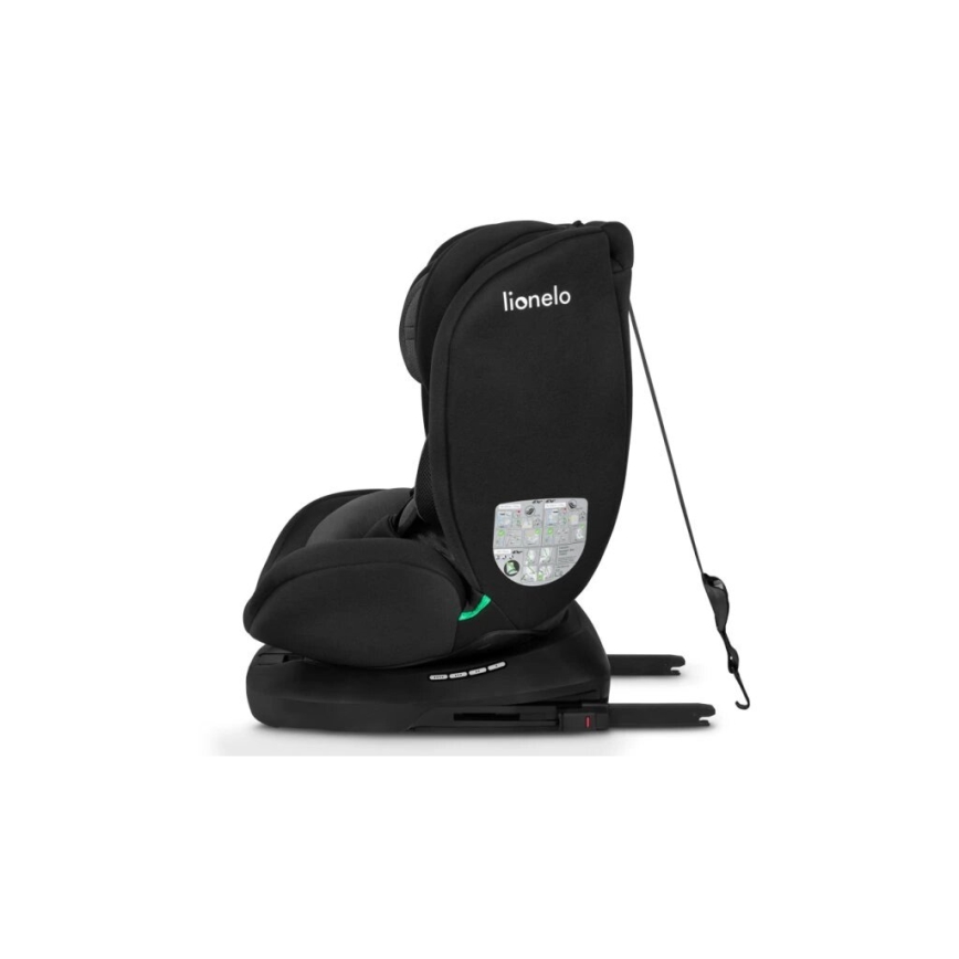 Lionelo - Autosedačka BASTIAAN i-Size 40-150 cm čierna/šedá