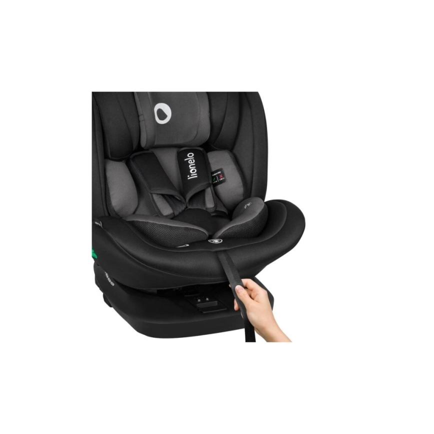 Lionelo - Autosedačka BASTIAAN i-Size 40-150 cm čierna/šedá
