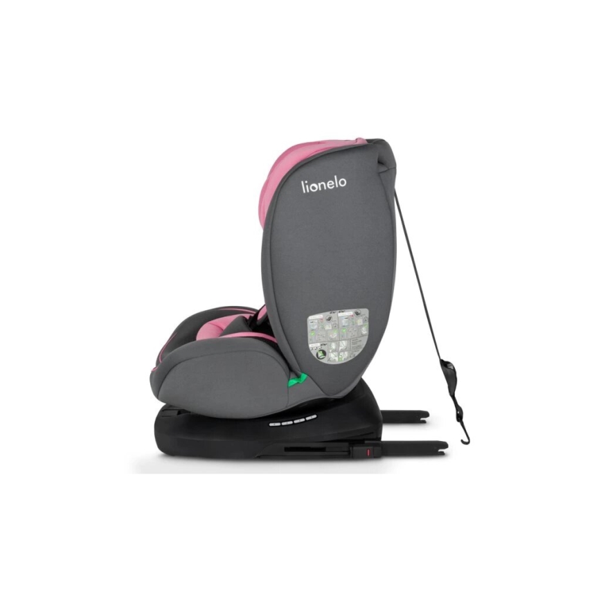 Lionelo - Autosedačka BASTIAAN i-Size 40-150 cm sivá/ružová