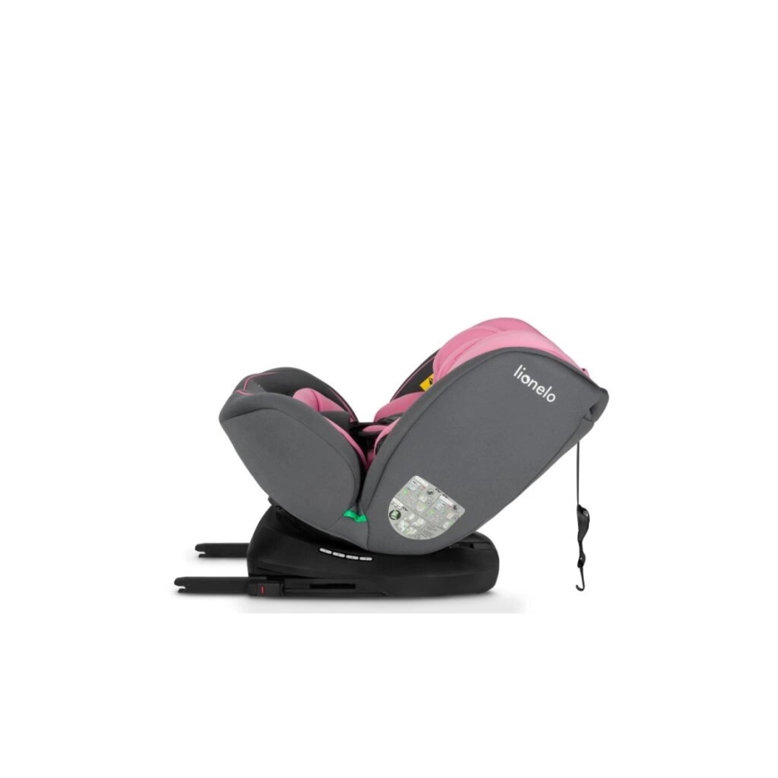 Lionelo - Autosedačka BASTIAAN i-Size 40-150 cm sivá/ružová