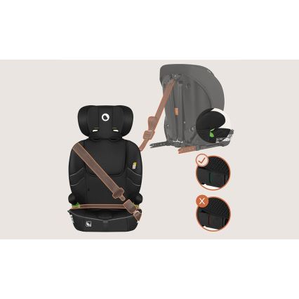 Lionelo - Autosedačka BILLY i-Size 76-150 cm, čierny Carbon