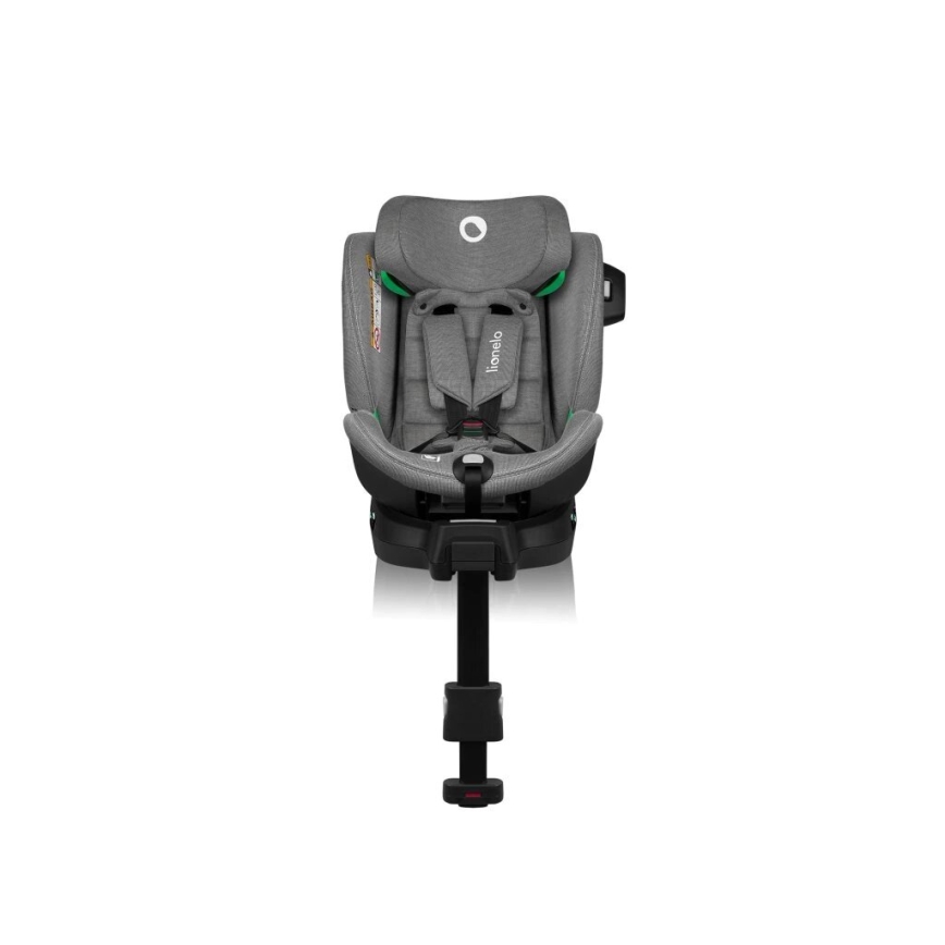 Lionelo - Autosedačka HARMONY i-Size s otočnou základňou 40-150 cm, sivá