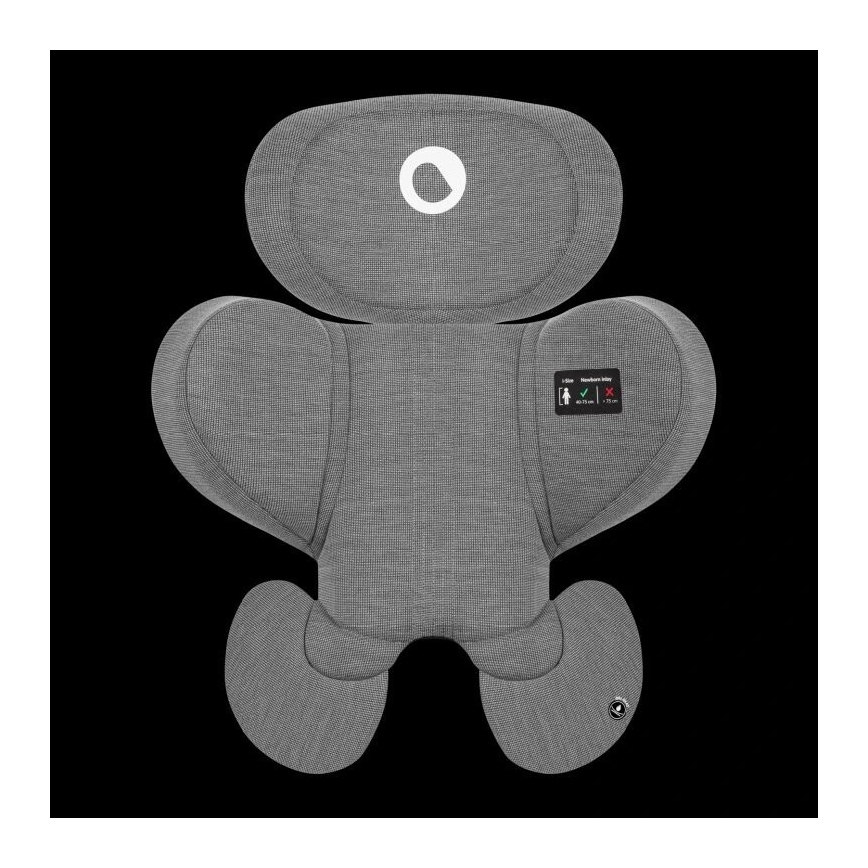 Lionelo - Autosedačka HARMONY i-Size s otočnou základňou 40-150 cm, sivá