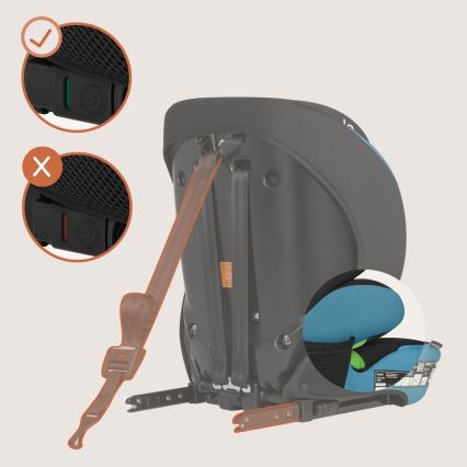 Lionelo - Autosedačka LEVI FIX i-Size 76-150 cm Kobaltová modrá