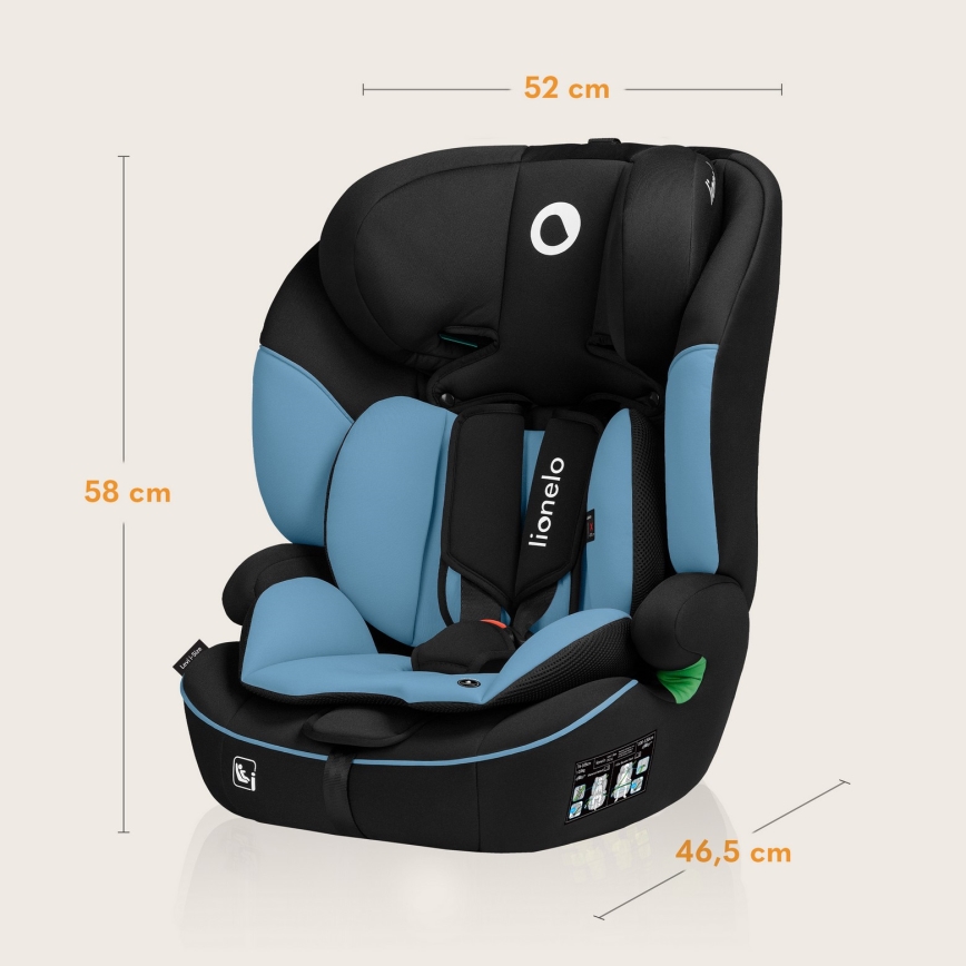Lionelo - Autosedačka LEVI i-Size 76-150 cm Modrá Kobaltová