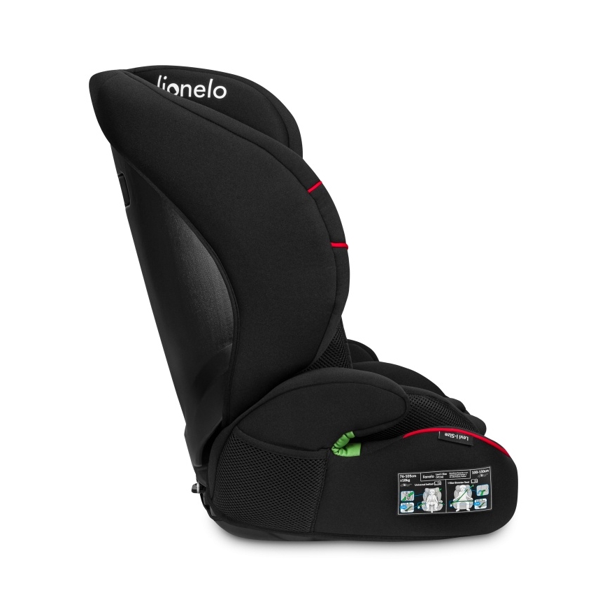 Lionelo - Autosedačka LEVI i-Size 76-150 cm Sporty čierna