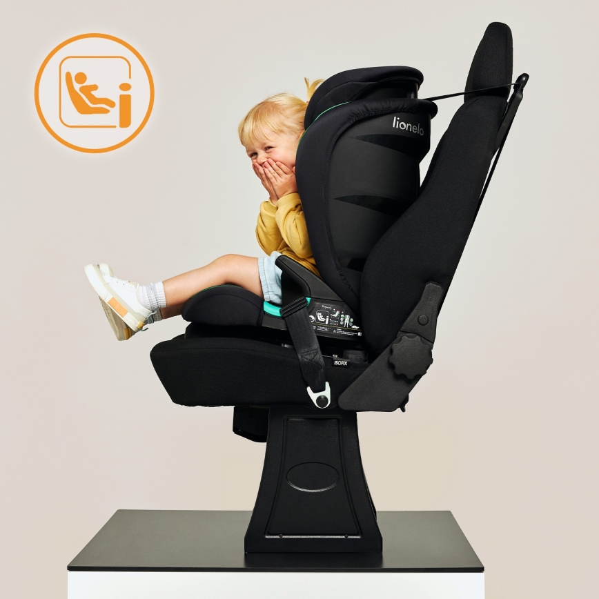 Lionelo - Autosedačka NEAL i-Size 100-150 cm bordová