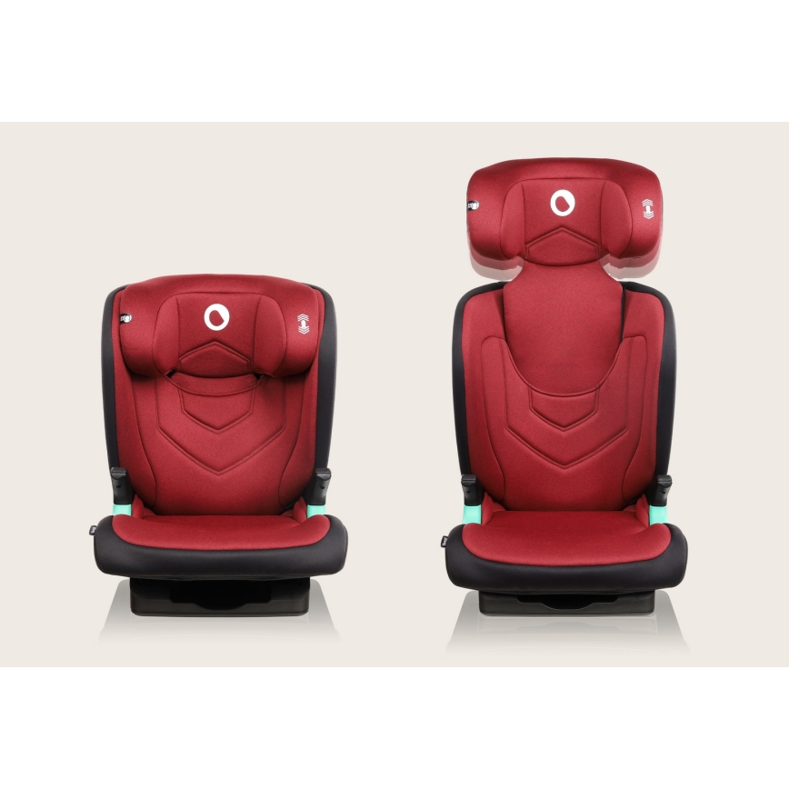 Lionelo - Autosedačka NEAL i-Size 100-150 cm Červená burgundská