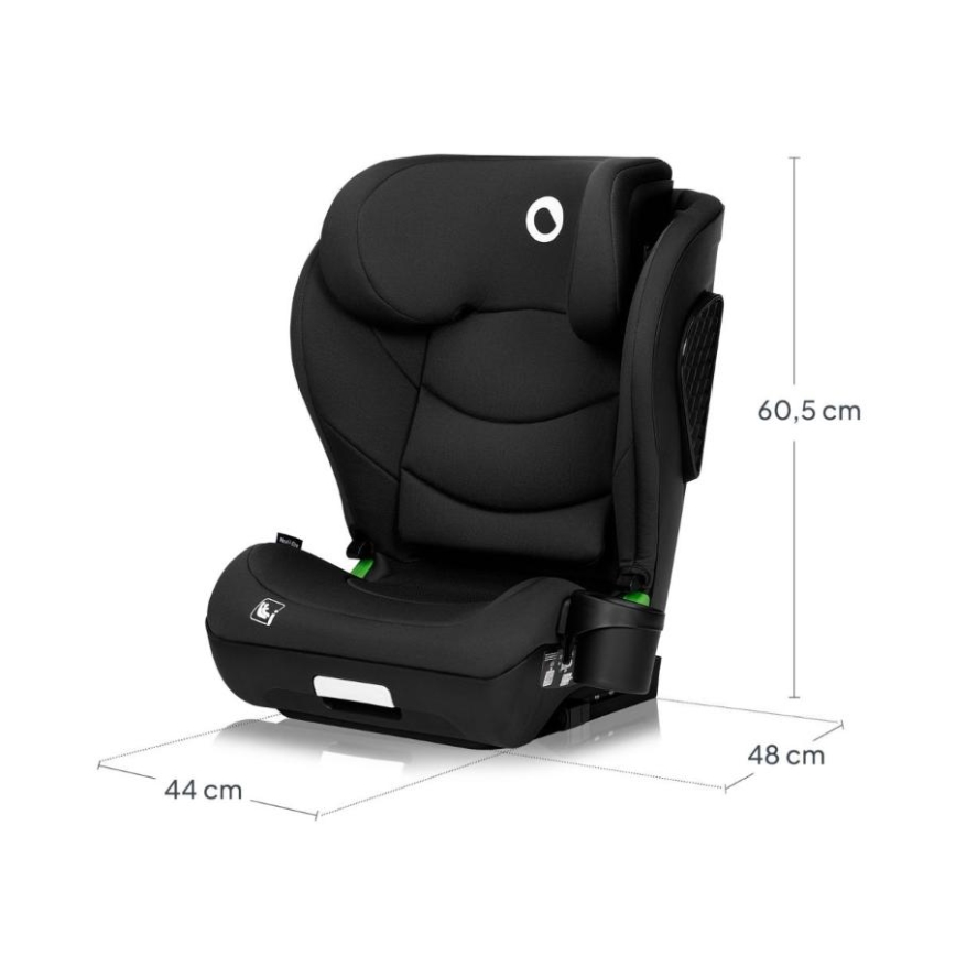 Lionelo - Autosedačka NEAL i-Size 100-150 cm Čierny uhlík