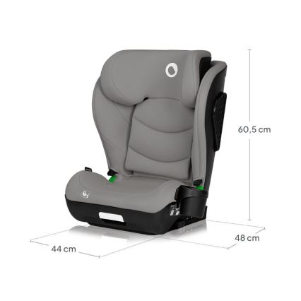 Lionelo - Autosedačka NEAL i-Size 100-150 cm Šedý betón