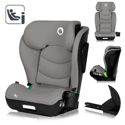 Lionelo - autosedačka NEAL i-Size 100-150 cm sivá Concrete