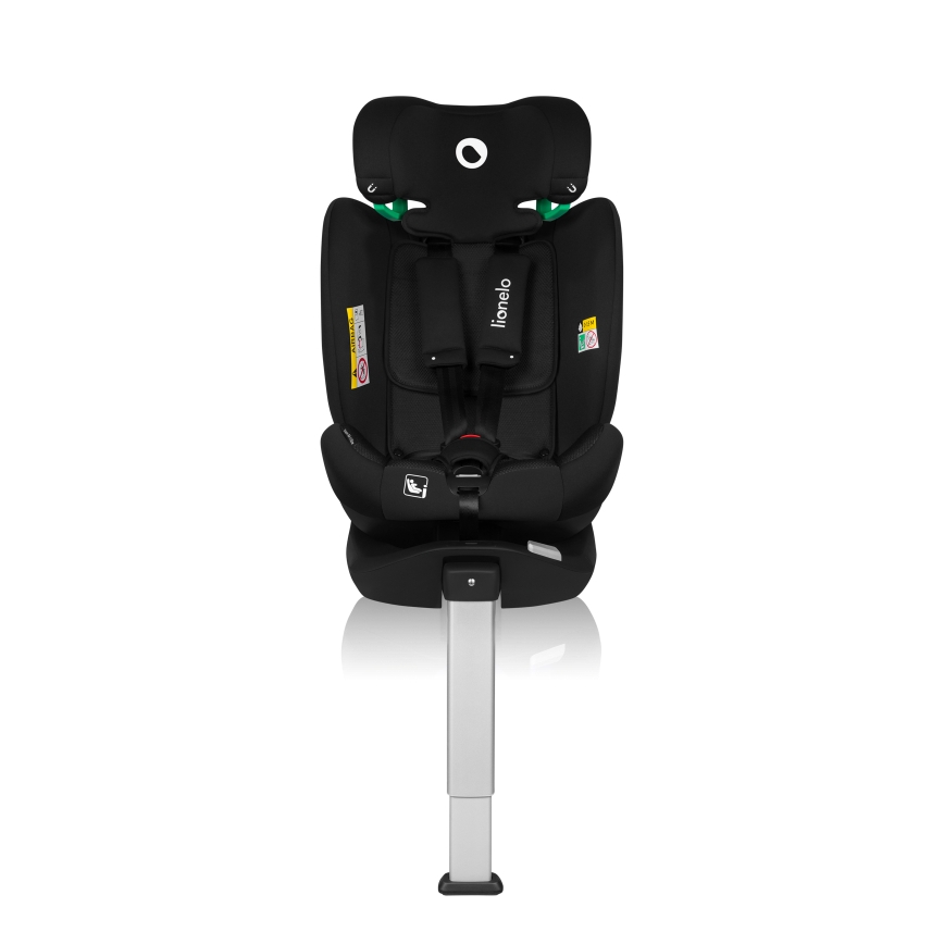 Lionelo - Autosedačka s otočnou základňou BRAAM AIR i-Size 40-150 cm Black Carbon