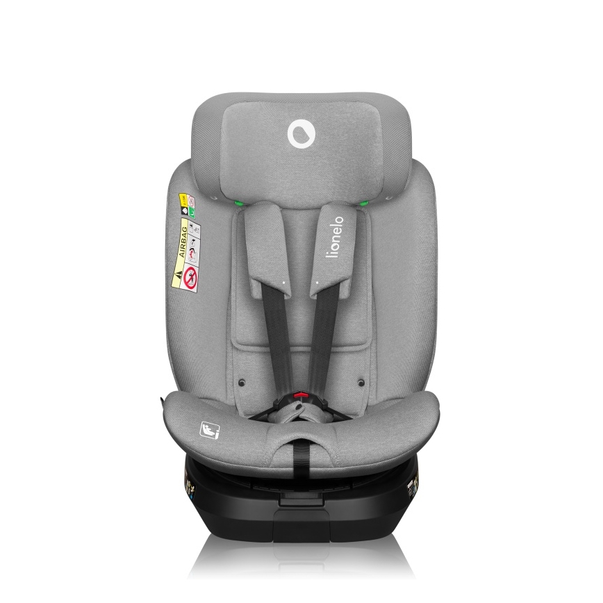 Lionelo - Autosedačka s otočnou bázou BRAVE i-Size 40-150 cm Grey Stone