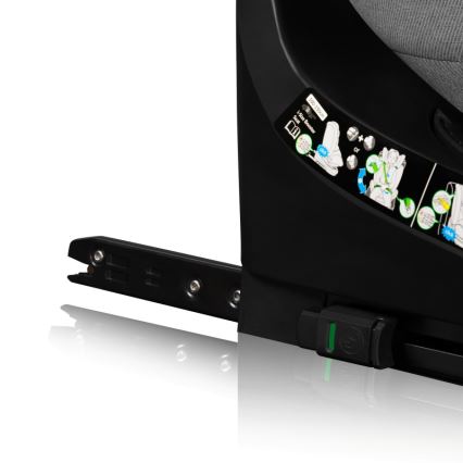 Lionelo - Autosedačka s otočnou bázou BRAVE i-Size 40-150 cm Grey Stone