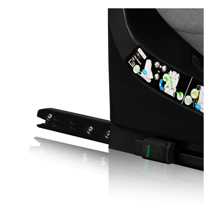 Lionelo - Autosedačka s otočnou bázou BRAVE i-Size 40-150 cm Grey Stone