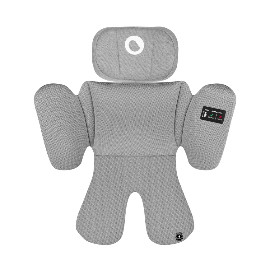 Lionelo - Autosedačka s otočnou bázou BRAVE i-Size 40-150 cm Grey Stone