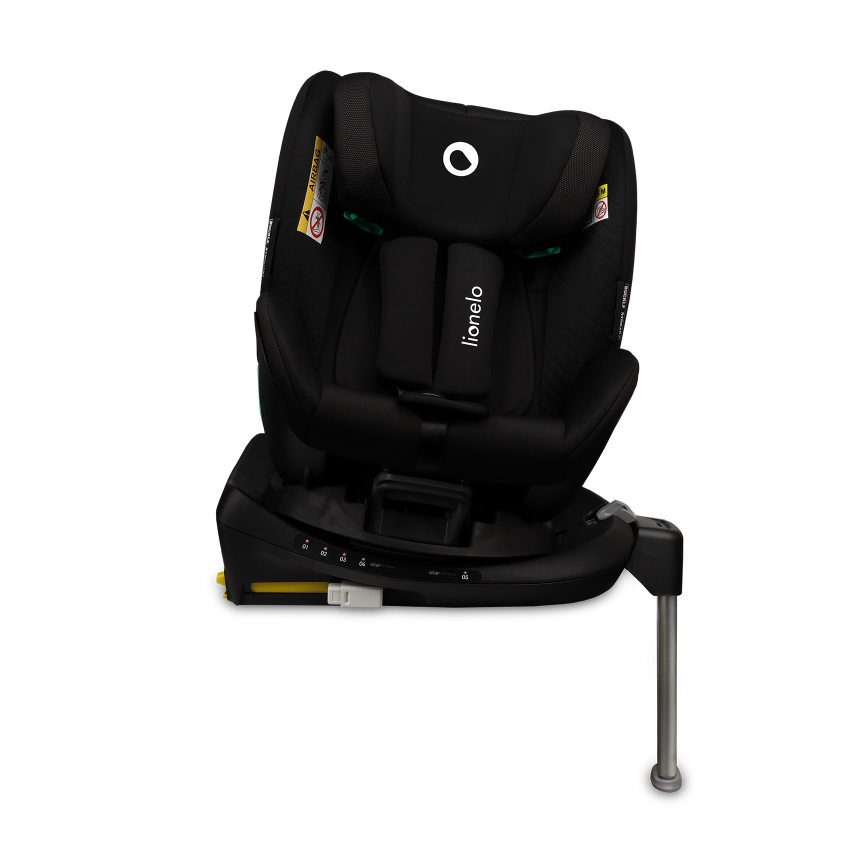 Lionelo - Autosedačka s otočnou základňou ANTOON PLUS i-Size 40-105 cm, čierny onyx