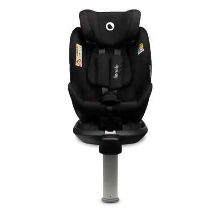 Lionelo - Autosedačka s otočnou základňou ANTOON PLUS i-Size 40-105 cm, čierny onyx