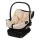 Lionelo - Autosedačka s otočnou základňou ASTRID SET i-Size 40-87 cm Beige Sand