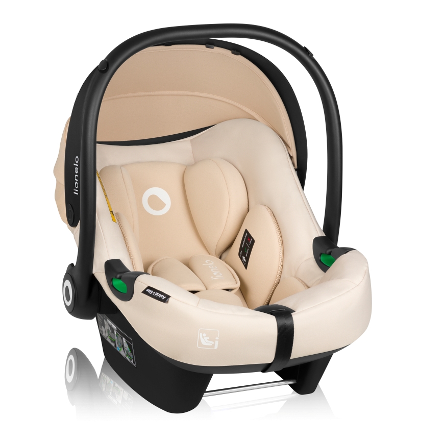 Lionelo - Autosedačka s otočnou základňou ASTRID SET i-Size 40-87 cm Beige Sand