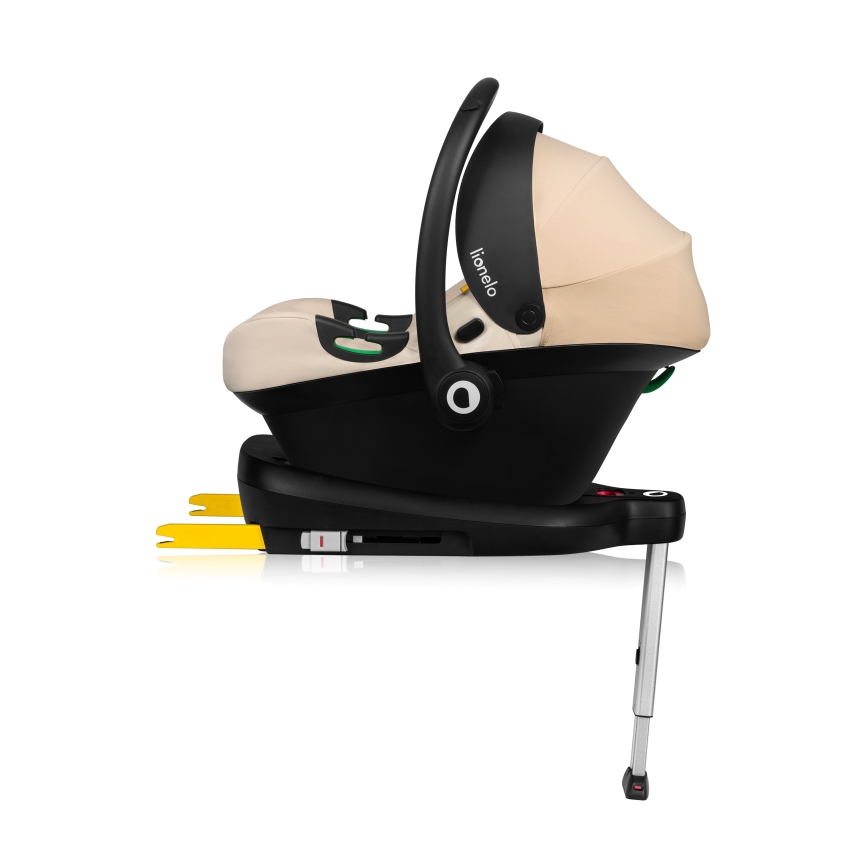 Lionelo - Autosedačka s otočnou základňou ASTRID SET i-Size 40-87 cm Beige Sand