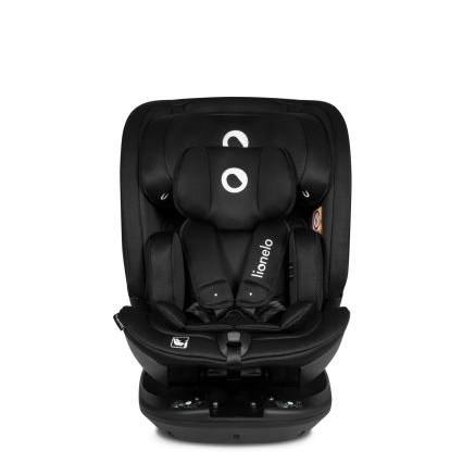 Lionelo - Autosedačka s otočnou základňou BASTIAAN i-Size 40-150 cm Čierny karbón