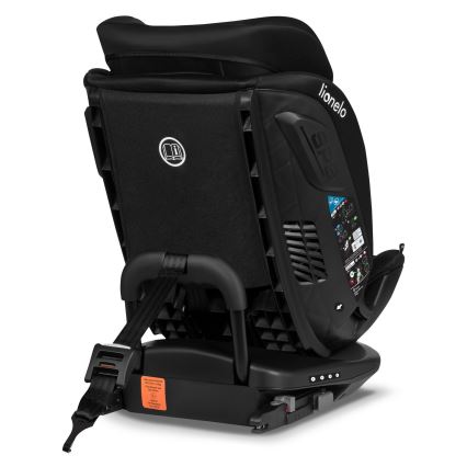 Lionelo - Autosedačka s otočnou základňou BASTIAAN i-Size 40-150 cm Čierny karbón