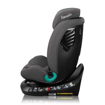 Lionelo - Otočná autosedačka so základňou BASTIAAN ONE i-Size 40-150 cm Pink Rose