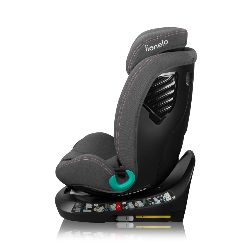 Lionelo - Otočná autosedačka so základňou BASTIAAN ONE i-Size 40-150 cm Pink Rose