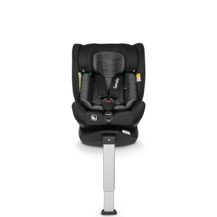 Lionelo - Autosedačka s otočnou základňou BRAAM i-Size 40-150 cm Black Carbon